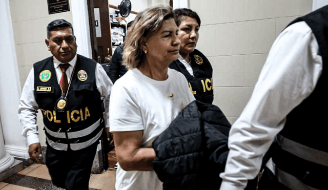 Elizabeth Peralta se entregó voluntariamente a la justicia. Foto: Poder Judicial