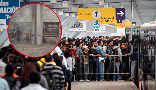 El incidente ocurrió en la estación naranjal. Foto: Composición LR.