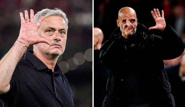 José Mourinho y Pep Guardiola se han disparado fuertes declaraciones en los últimos días. Foto: composición GLR/AFP