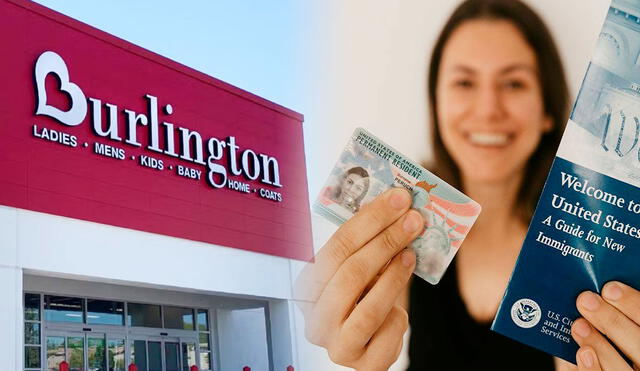 Los inmigrantes en Estados Unidos tienen la oportunidad de acceder a este beneficio de la empresa Burlington y vivir legalmente con su Green Card. Foto: composición LR/ Burlington Store