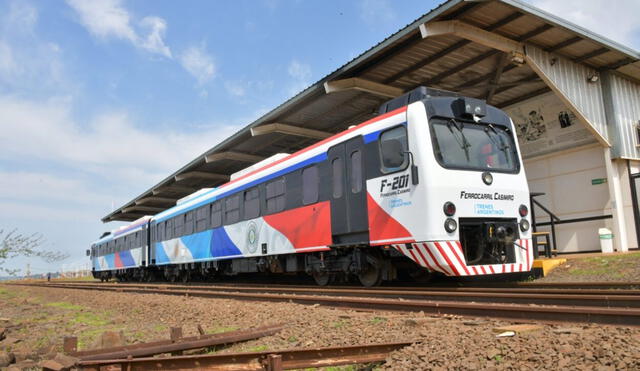 El recorrido en este tren binacional ofrece una capacidad máxima por formación de 250 pasajeros. Foto: Noticias del 6.