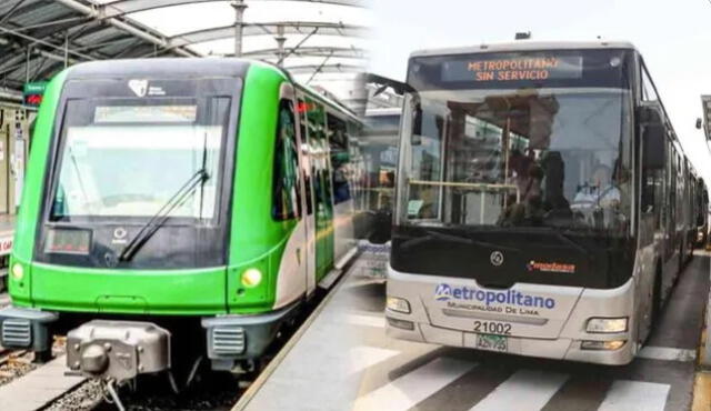 El Metro de Lima y el Metropolitano sufrirán algunas modificaciones en la frecuencia de su servicio. Foto: composición LR/difusión/Andina