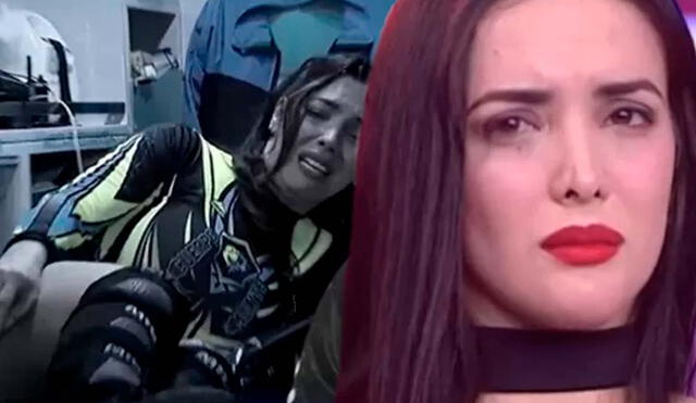 Rosángela Espinoza sufrió una grave lesión en 'Esto es guerra'. Foto: Composición LR/Captura/América TV