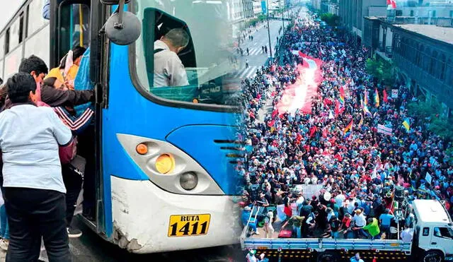 Este sábado 7 de diciembre se realizará paro de transportistas en Lima. Foto: composición LR/Andina