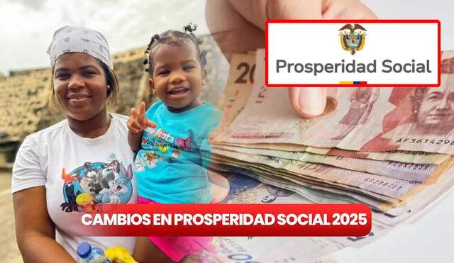 El pago de Prosperidad Social en Colombia sufrirá cambios en 2025 en diversos subsidios. Foto: composición LR/ Prosperidad Social/ X