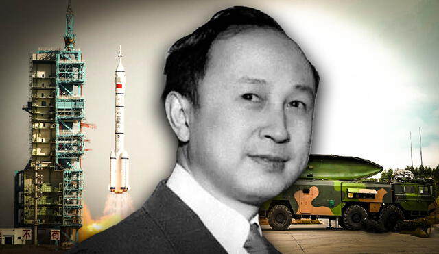 Natural de China, Qian se formó en el MIT y fue clave en el desarrollo del programa espacial y nuclear del gigante asiático, tras ser acusado de espionaje en plena Guerra Fría.Foto: composición LR/BBC/China Military