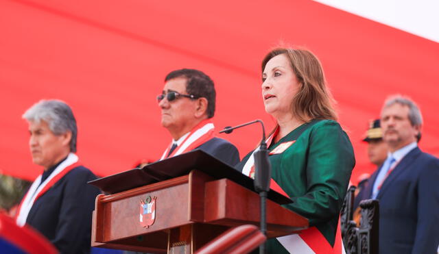 La presidenta Dina Boluarte cumple dos años en el cargo. Foto: Presidencia.