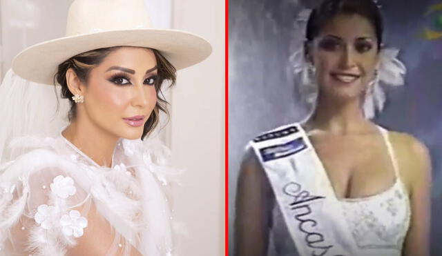 Karla Tarazona y su participación en el Miss Perú 2003 que dejó atónito al público. Instagram