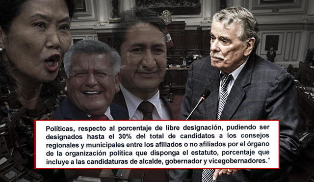 Fernando Rospigliosi facilitó la aprobación de contrabando de las modificaciones legales. (Foto composición: La República).