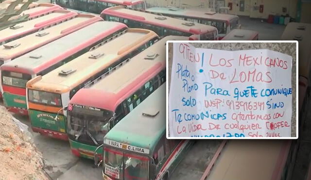 "Si salimos, cualquiera de nuestros compañeros puede llegar a terminar muerto", comentó una de las transportistas afectadas por los extorsionadores. Foto: composición LR/América TV