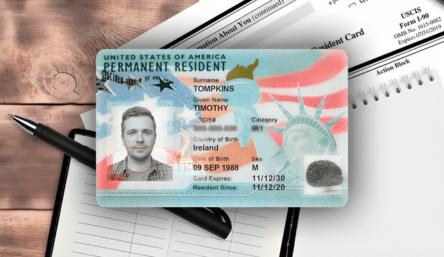 Para iniciar el proceso de reemplazo de la Green Card, es necesario rellenar el formulario I-90. Foto: composición LR/difusión