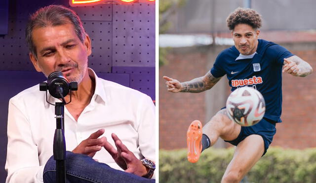 Franco Navarro reveló que habló con Paolo Guerrero y este le dijo que estaba "feliz" en el club blanquiazul. Foto: composición de LR/captura de YouTube/Alianza Lima