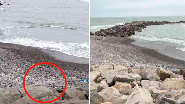 La Policía Nacional investiga acerca de la muerte de la mujer en orilla del Mar Brava en el Callao. Foto: composición LR/Callao TV/Roger García