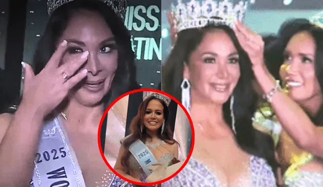 Danuska Zapata participó en el top 5 del Miss Mundo Latina Perú 2024. Foto: Captura América TV