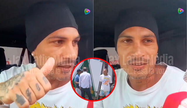 Paolo Guerrero habló con Waldir Sáenz en Matute este martes 10 de diciembre. Foto: composición LR/captura de X/Jax Latin Media/América TV