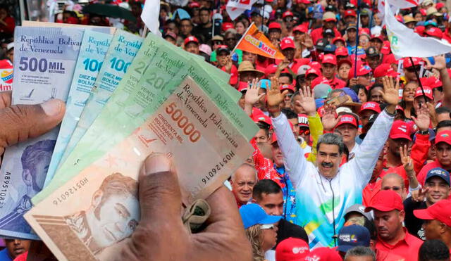 El Bono de Guerra llega cada mes a trabajadores, jubilados y pensionados. Foto: composición LR/EFE