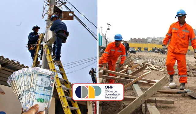 El SCTR de la ONP ofrece protección a trabajadores en actividades de alto riesgo. Foto: Andina/ONP/Composición LR.