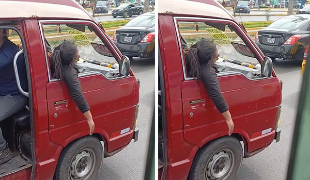 "¿Quién me grabó durmiendo en el carro?", reaccionaron usuarios. Foto: composición LR/ TikTok