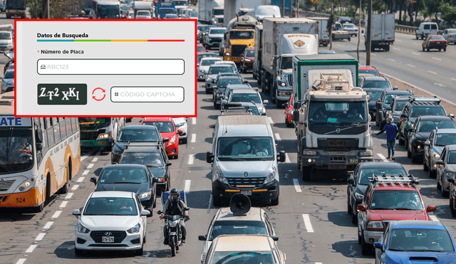 A través de la consulta vehicular por placa puedes conocer el color del vehículo, su marca o su modelo. Foto: composición LR/Andina