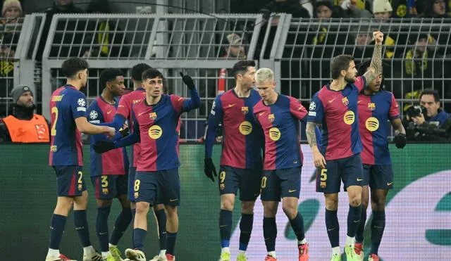 Barcelona sacó una importante victoria como visitante ante Borussia Dortmund. Foto: AFP