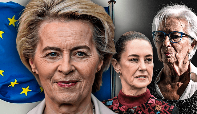 Ursula von del Leyen es la mujer más poderosa del mundo en 2024, según Forbes. Foto: Composición LR/AFP