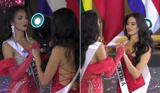 Candidata de Argentina se impuso a su par de Nicaragua en la final del Miss Latinoamérica 2024. Fotos: captura Youtube