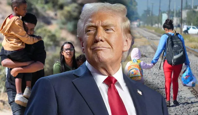 Trump dice "preservar la unidad familiar" al expulsar a todos los miembros de una familia sin importar su estatus migratorio. Foto: Composición LR Trump dice "preservar la unidad familiar" al expulsar a todos los miembros de una familia sin importar su estatus migratorio. Foto: Composición LR