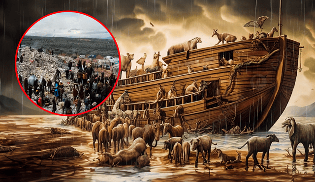La historia del Arca de Noé, una de las narrativas más célebres de la biblia. Foto: composición LR/X