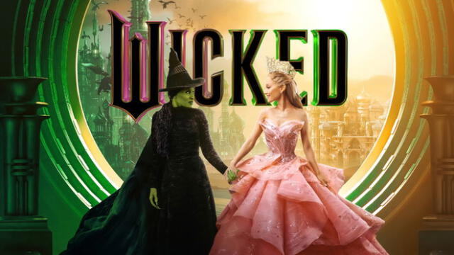 'Wicked' protagonizda por Ariana Grande y Cynthia Erivo. Tiene 11 nominaciones de los Critics Choice Awards. Foto: difusión