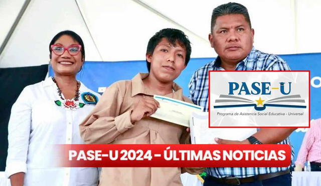 El PASE-U 2024 continuará distribuyendo su segundo pago en los próximos días. Foto: composición LR / IFARHU