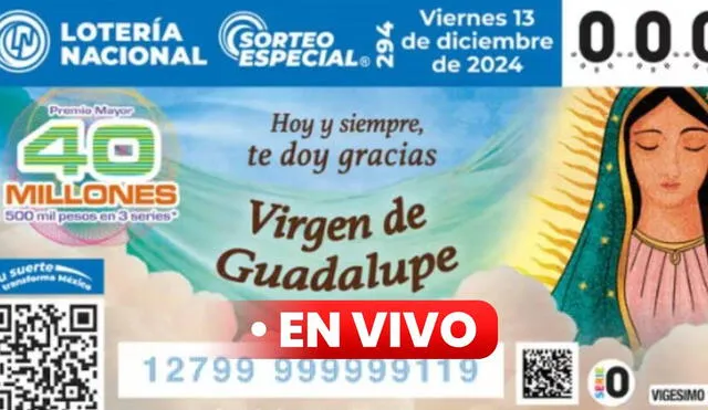 La Lotería Nacional de México juega su Sorteo Especial una vez al mes. Foto: Lotería Nacional de México