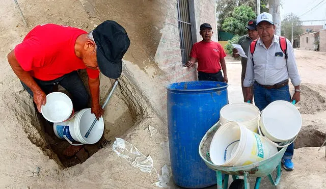 La crisis hídrica en Piura ha ocasionado que los vecinos tomen medidas desesperadas para conseguir agua/Composición LR/Foto: Maribel Mendo