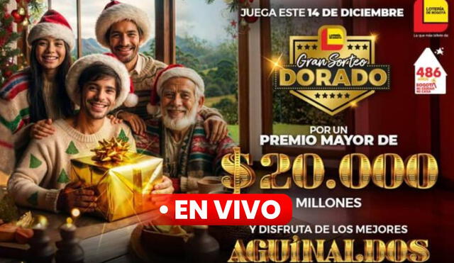 Ganador del premio mayor del Gran Sorteo Dorado se llevará $20.000 millones gracias a la Lotería de Bogotá. Foto: composición LR/Lotería de Bogotá