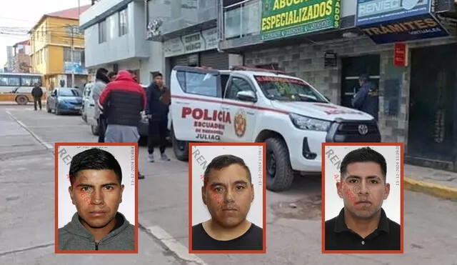 Puno. Los tres policías que trabajaban en Juliaca admitieron su delito. Foto: composición LR/Claudia Beltrán