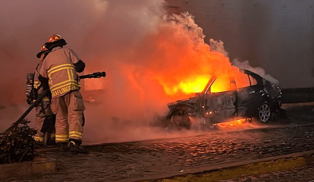 Incendio en bajada Balta