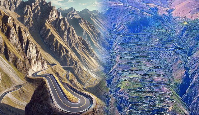 La impresionante carretera 24 Curvas ejecutada no fue concebida tal cual en un inicio, pero un hecho lo cambió todo. Foto: composición LR/ChatGPT/CMA Perú