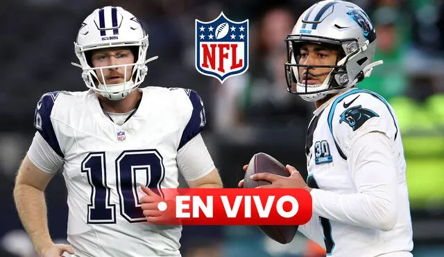 Cooper Rush y Bryce Young protagonizan el duelo de mariscales de Cowboys vs Panthers. Foto: composición LR / AFP