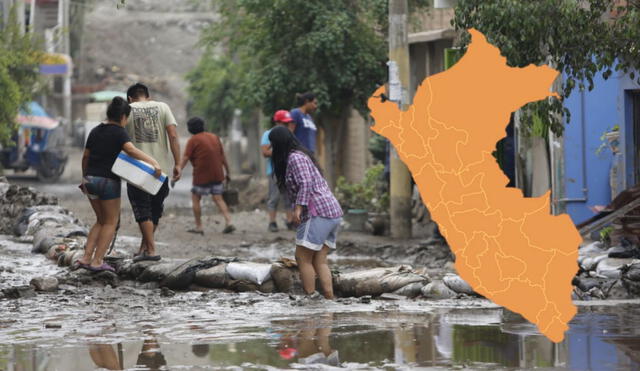 Senamhi advierte que las intensas lluvias podrían provocar huaicos, deslizamientos y flujos de lodo, representando un grave peligro para centros educativos y de salud. Foto: La República.