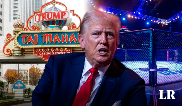 Donald Trump brilló con el Trump Taj Mahal en en 1994 e incluso albergó peleas de UFC | Composición: Ariana Espinoza