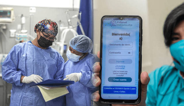 Desde tu celular puedes solicitar atención con tu seguro de EsSalud. Foto: composición LR/Andina