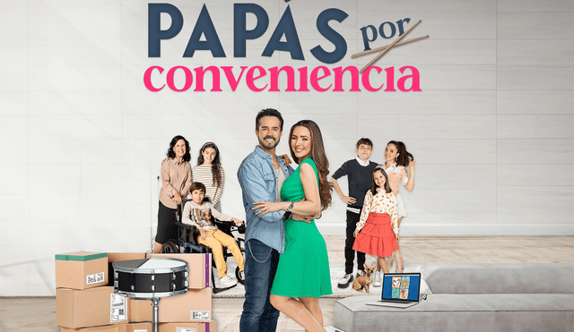 La telenovela mexicana 'Papás por conveniencia' es protagonizada por los actores José Ron y Ariadne Díaz. Foto: difusión