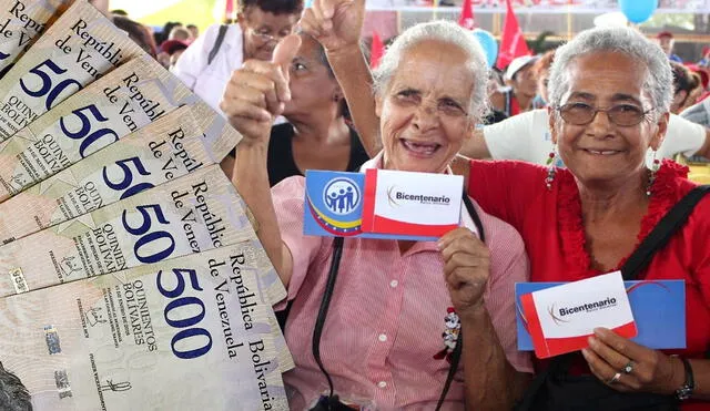 Los pensionados son los últimos en recibir el Bono de Guerra cada mes. Foto: composición LR/Gobierno de Venezuela/AFP