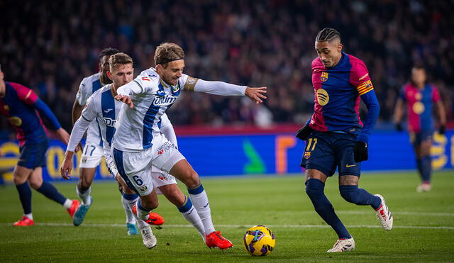 Barcelona y Leganés jugaron en el Estadio Olímpico de Montjuic. Foto: FC Barcelona