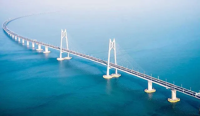 Más de 10.000 trabajadores y toneladas de acero dieron vida al Gran Puente de Danyang-Kunshan, una obra maestra de la ingeniería china. Foto: Jridit