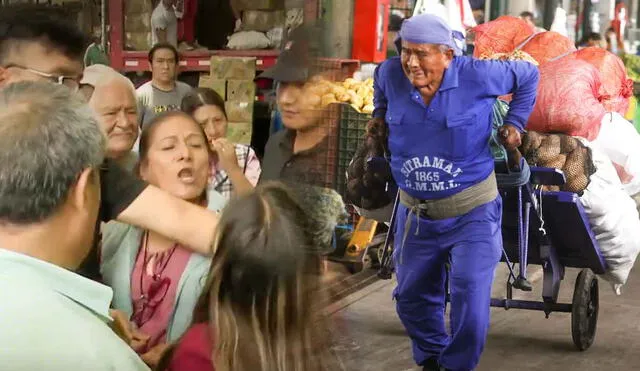 Municipalidad de La Victoria denuncia que el mercado de frutas funciona con una licencia irregular. Foto: composición LR/Cuarto Poder/Andina