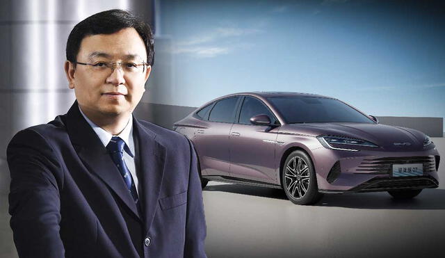 Con más de 3 millones de unidades enchufables vendidas en 2023, BYD y su fundador, Wang Chuanfu, lideran la revolución eléctrica en China gracias a baterías innovadoras. Foto: composición LR/BYD/Forbes