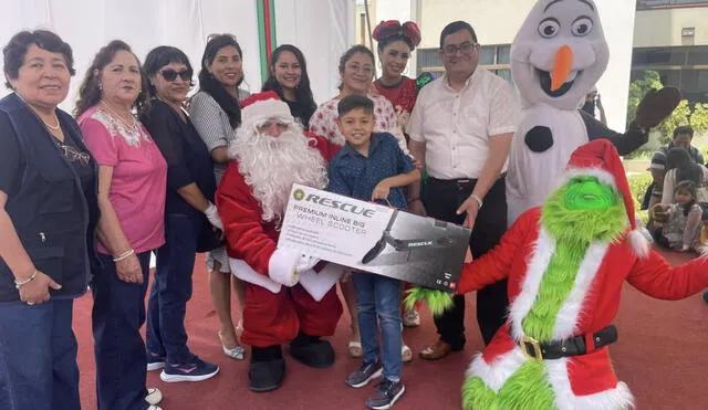 La Corte Superior de Justicia de Arequipa celebró una emotiva fiesta navideña para los hijos de jueces y servidores judiciales.