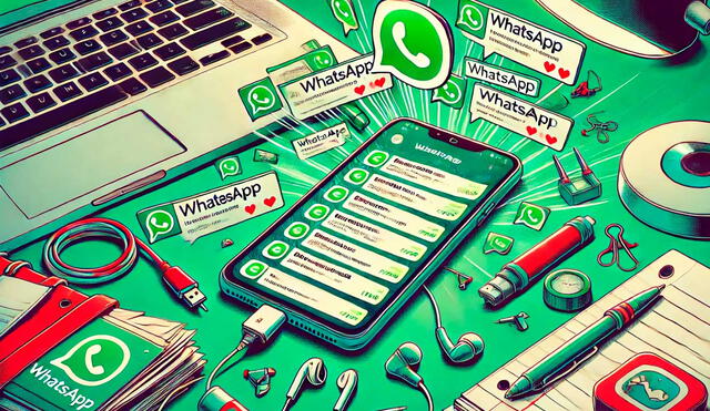 Esta función de WhatsApp está presente en Android e iOS. Foto: ChatGPT/La República