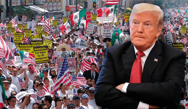 El regreso de Donald Trump a la presidencia en 2025 ha generado preocupación entre las comunidades inmigrantes ante posibles deportaciones masivas en Estados Unidos. Foto: Composición LR