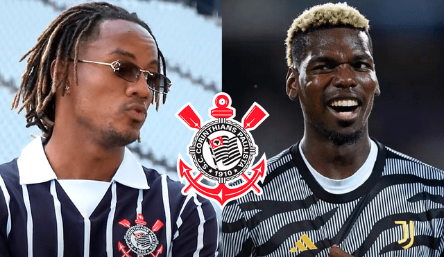 André Carrillo renovó con Corinthians hasta 2026 y podría ser nuevo compañero de Paul Pogba. Foto: composición LR/captura de 'Enfocados'/difusión